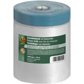 Duck - Textiel tape/afdekfolie 1400mm x 15m