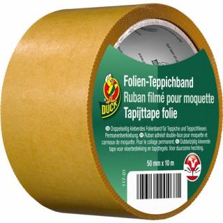 Duck - Tapijttape folie 50mm x 10m