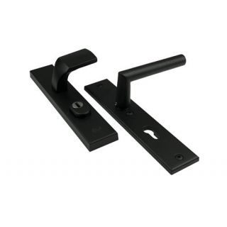 DX - Voordeurgarnituur compleet PC55 zwart