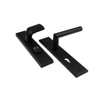 DX - Voordeurgarnituur compleet PC72 zwart