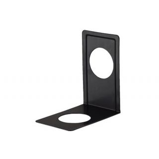 DX - Boekensteun hoek 120x130mm zwart