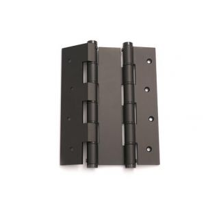 DX - Deurveerscharnier dubbel muur montage zwart