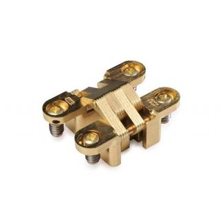 DX - Soss scharnier ca. 40mm verstelbaar vermessingd