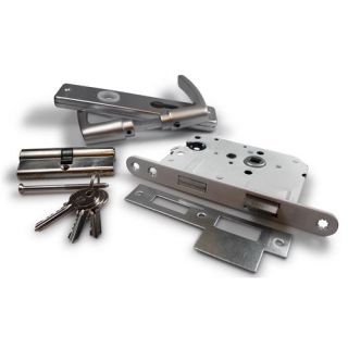 DX - Deurkrukset F1 dag- en nachtslot PC + profielcilinder