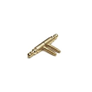 DX - Meubel inboorpaumelle 11x80mm vaaskop vermessingd