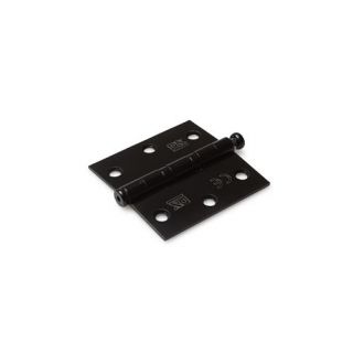 DX - Scharnier gelagerd 76x76mm, RVS geborsteld zwart