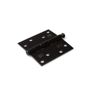 DX - Scharnier gelagerd 89x89mm, RVS geborsteld zwart