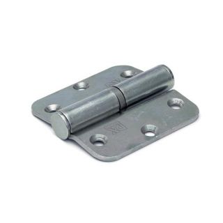 DX - Kogelstiftpaumelle 76x76mm staal verzinkt, links