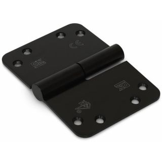 DX - Kogelstiftpaumelle 125x89mm RVS geborsteld, rechts