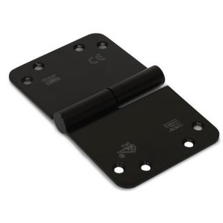 DX - Kogelstiftpaumelle 150x89mm RVS geborsteld, rechts