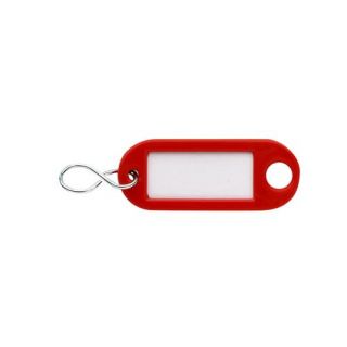 DX - Sleutellabel rood