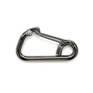 DX - Karabijnhaak asymetrisch 81mm RVS AISI 316