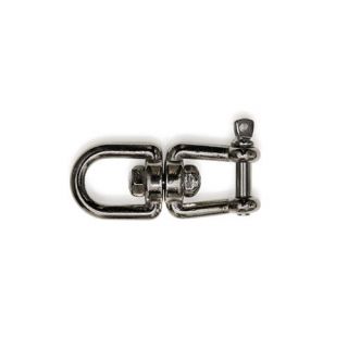 DX - Wervel oog-gaffel 08mm RVS AISI 316