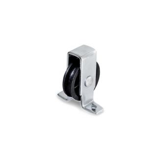 DX - Staande katrol 40mm open behuizing verzinkt