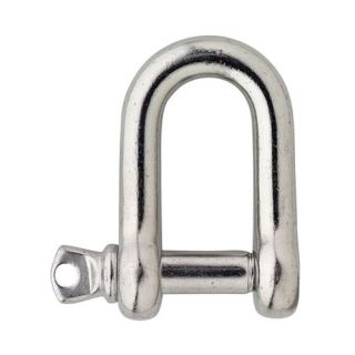 DX - D-sluiting 10mm RVS 1 st. op kaart