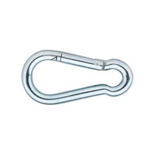 DX - Karabijnhaak 40x4mm verzinkt 2 st. op kaart