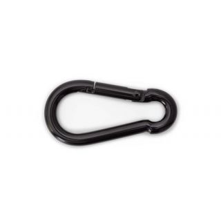 DX - Karabijnhaak 50x5mm verzinkt zwart 1st. op kaart