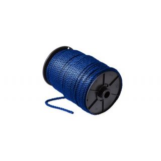DX - Bootlijn 3-strengs PP 10mm blauw rol 70 mtr