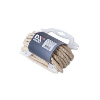 DX - Sisal 3-strengs 8mm naturel haspel 10 m.