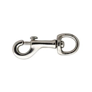 DX - Musketon 1 1/8" zamak vernikkeld