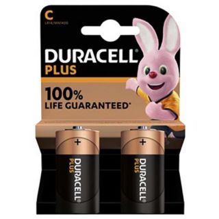 Duracell - Alkaline batterij PLUS, C (2-stuks)