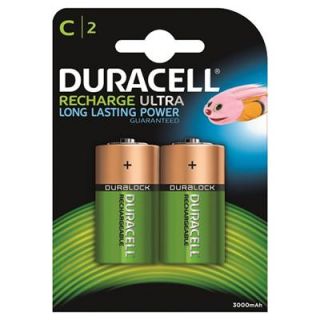 Duracell - Oplaadbare batterij ULTRA, C (2-stuks)