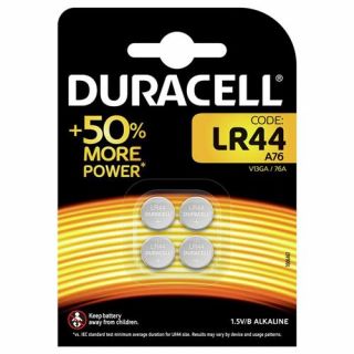 Duracell - Knoopcel batterij ALKALINE, 44 (4-stuks)