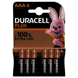 Duracell - Alkaline batterij PLUS, AAA (6-stuks)