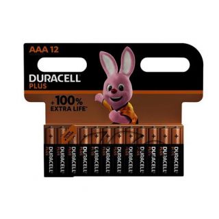 Duracell - Alkaline batterij PLUS, AAA (12-stuks)