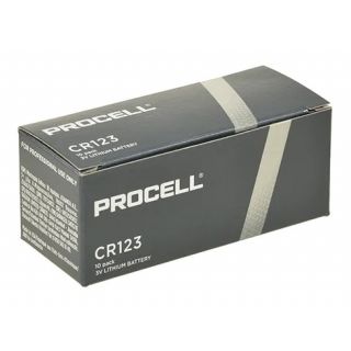 Duracell - Procell CR123A Lithium batterij, 3,0 Volt (10-st)