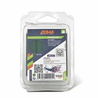 Edma - Krammen "Omega 16" groen PVC 250-stuks