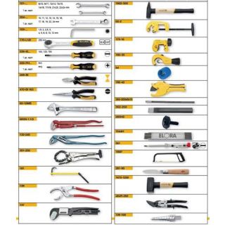 Elora - WS-8M - Werkplaatsset metrisch, 59-dlg.