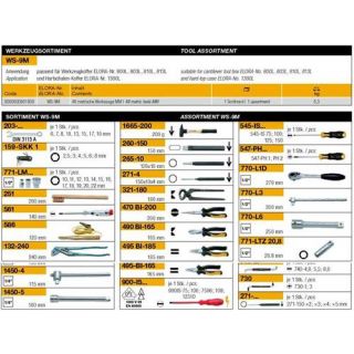 Elora - WS-9M - Werkplaatsset metrisch, 48-dlg.