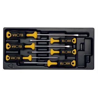 Elora - MS-39 - Schroevendraaierset Sleuf/Pozidriv, 6-dlg