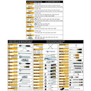 Elora - WS-5A - Werkplaatsset inch, 151-dlg.