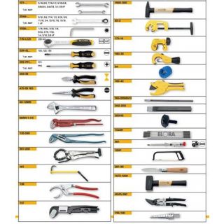 Elora - WS-8A - Werkplaatsset inch, 57-dlg.