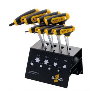 Elora - 162-SWTX - Stiftsleutelset Torx met handgreep, 8-dlg