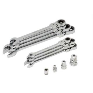 Elora - 204-R S8M - Steek/ringratelsleutelset, 8-dlg