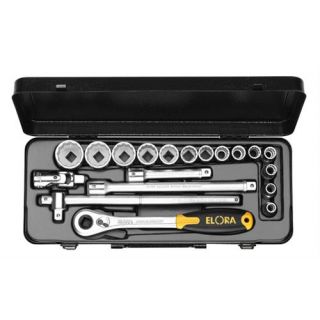 Elora - 770-LINDMK - 1/2" Doppenset 12-kant, 19-dlg.