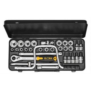 Elora - 770-LIMU - 1/2" Doppenset 12-kant + Inbus, 31-dlg.