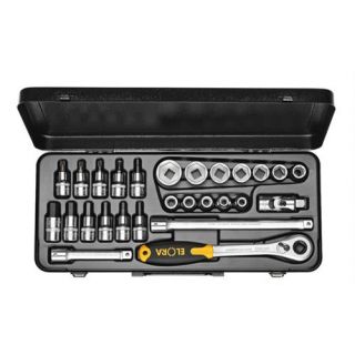 Elora - 771-LMITTXK - 1/2" Doppenset 6-kant + inbus + Torx