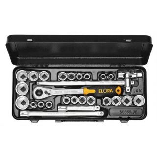 Elora - 771-OKLAMU - 1/2" Doppenset 6-kant, 27-dlg