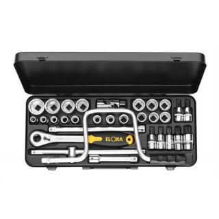 Elora - 771-LXZNK - 1/2" Doppenset 6-kant + XZN 31-dlg