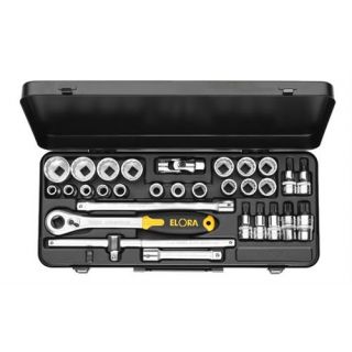 Elora - 771-OKLXZNU - 1/2" Doppenset 6-kant + XZN 30-dlg