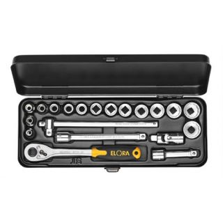 Elora - 870-JSU - 3/8" Doppenset 12-kant, 20-dlg