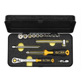 Elora - 1430-MU - 1/4" Doppenset 6-kant, 16-dlg