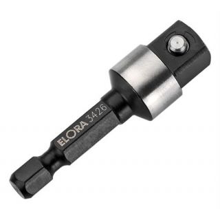 Elora - 3426 - 1/4" Adapter 6-kant naar 3/8" aanluitvierkant