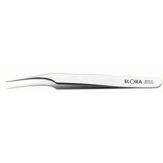 Elora - 5260-ST - RVS Pincet met gebogen spitse bek, 122mm