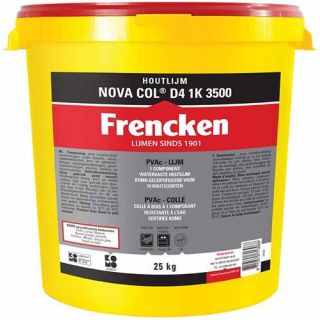 Frencken - Nova Col D4 1K 3500 houtlijm, 25Kg.