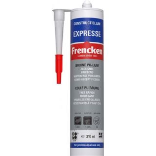 Frencken - PU Constructielijm Express. 310ml. Transparant